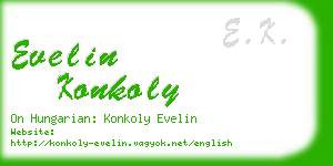 evelin konkoly business card